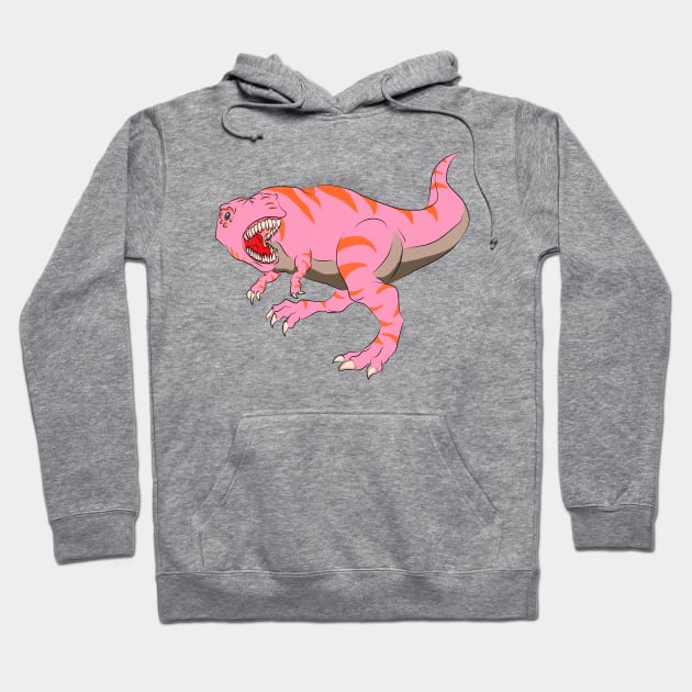 Pink T-Rex Hoodie by lostatom